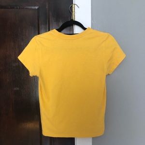 Urban Outfitters yellow basic tee. Size XS.